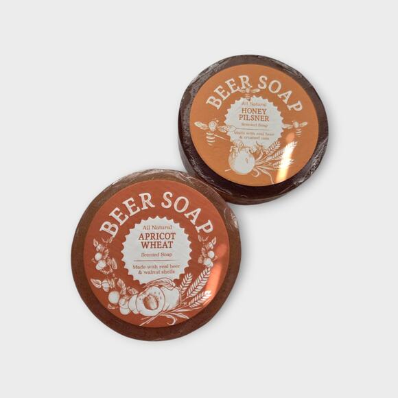 NEW Swag Brewery Beer Soap Bars (2) Honey Pilsner and Apricot Wheat Natural - Picture 1 of 4